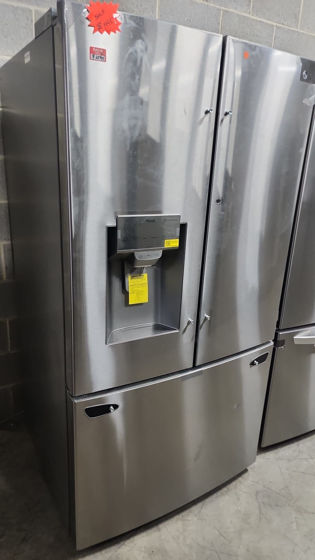 30 cu. ft. French Door Smart Refrigerator, Door-In-Door, Dual Ice Makers with Craft Ice, PrintProof Stainless Steel LRFS28XBS/00