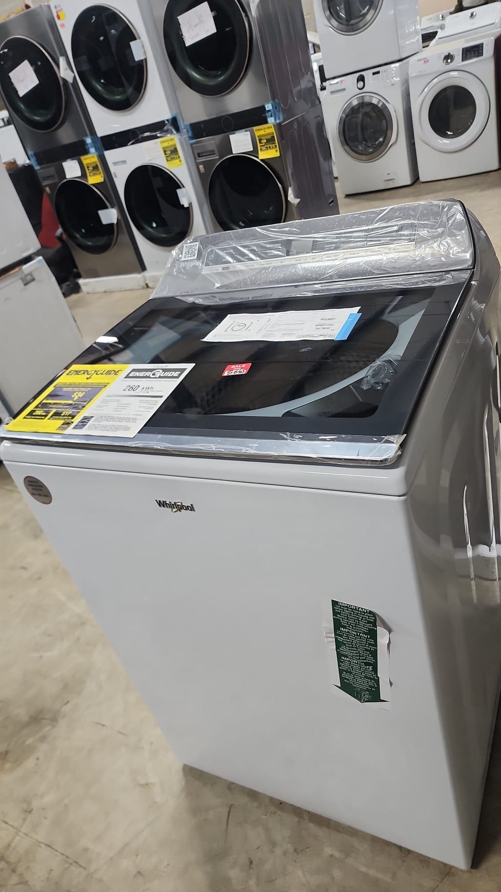 5.2 – 5.3 cu. ft. Top Load Washer