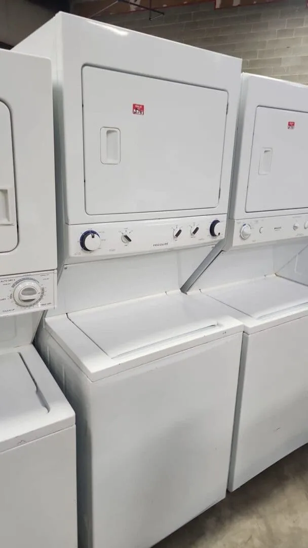 27 Inch Electric Laundry Center with 2.95 cu. ft. Washer, 5.5 cu. ft. Dryer