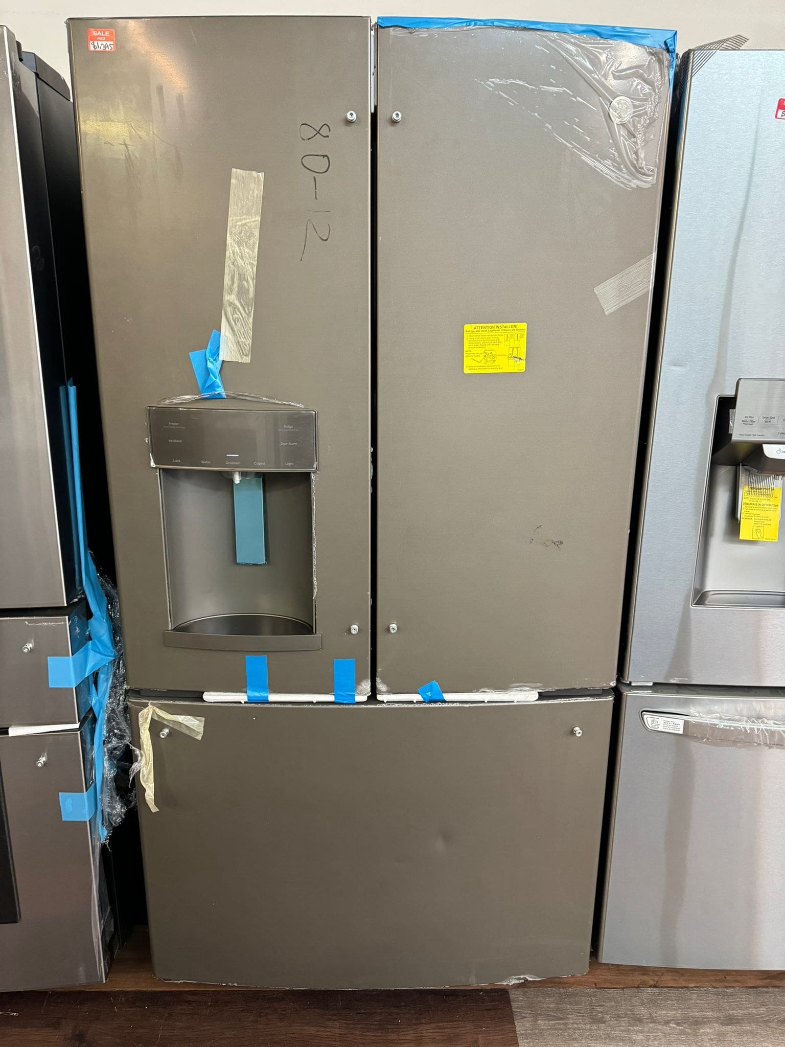 GE – 27.7 Cu. Ft. French Door Refrigerator – Slate