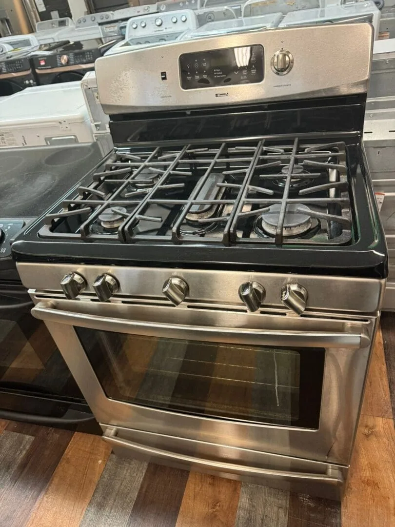 Kenmore Refurbished Stainless 5 Gas Burner Stove