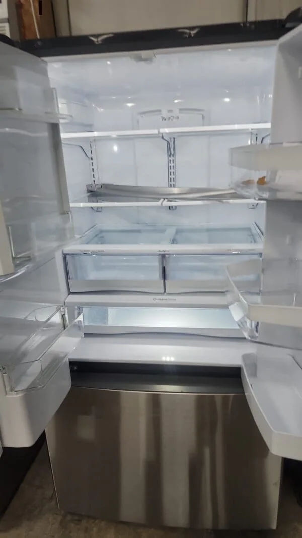 GE - 27.7 Cu. Ft. French Door Refrigerator - Stainless Steel