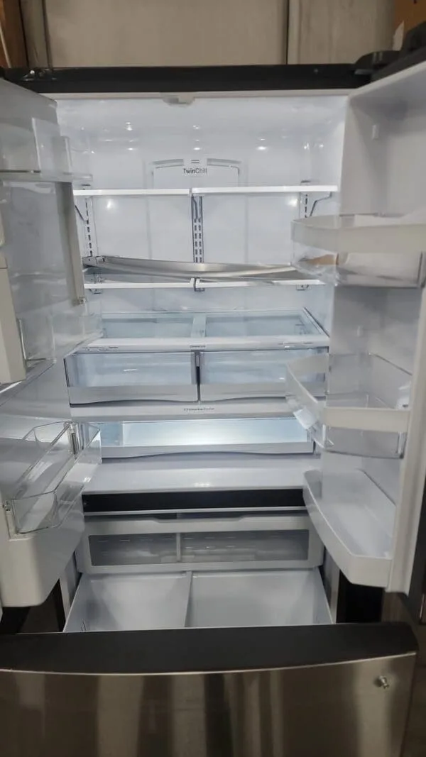 GE - 27.7 Cu. Ft. French Door Refrigerator - Stainless Steel