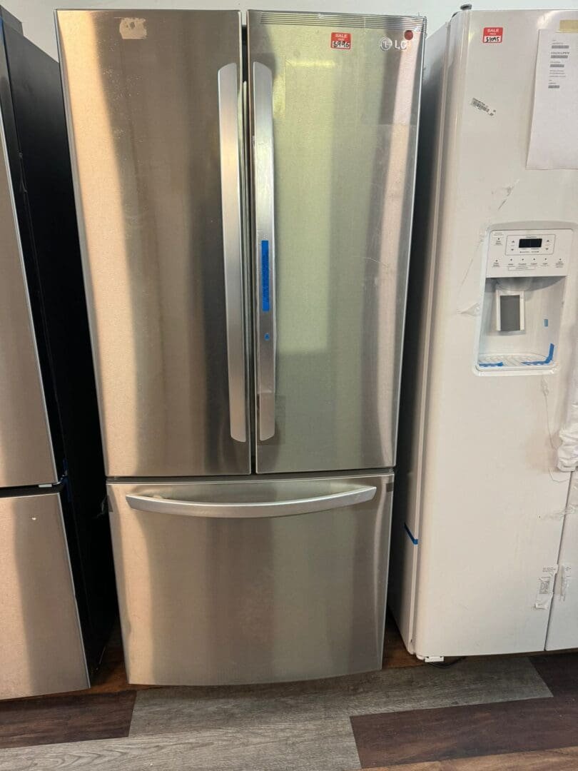 LG – 21.8 Cu. Ft. French Door Built-In Refrigerator – Stainless Steel