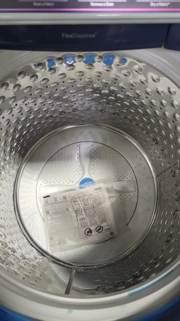 GE Profile - 5.4 Cu. Ft. High Efficiency Smart Top Load Washer - Sapphire Blue