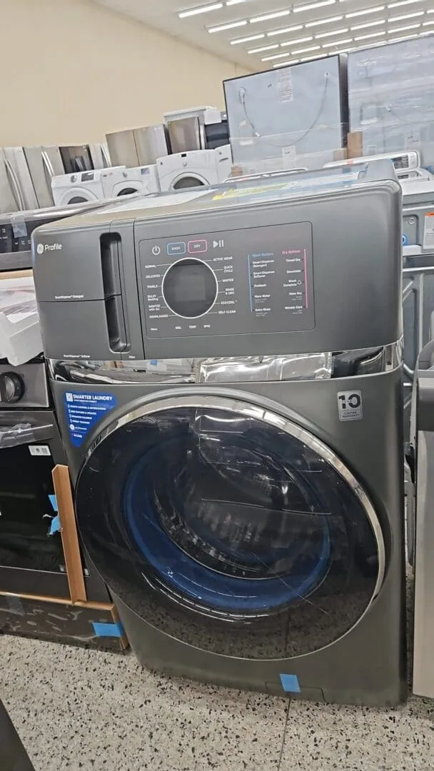 GE Profile New – 4.8 cu. ft. UltraFast Combo Washer & Electric Dryer