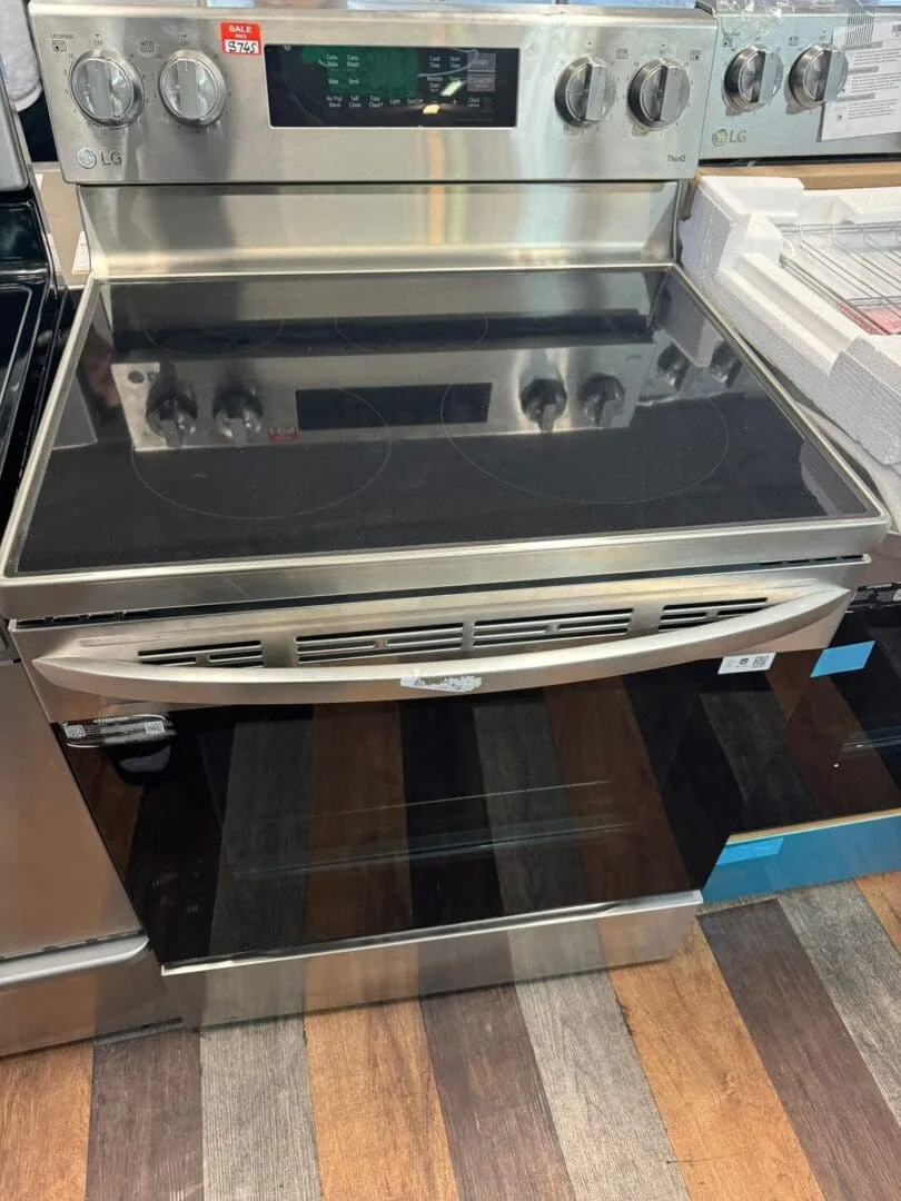 LG  New – 6.3 Cu. Ft. Smart Freestanding Electric Range – Stainless Steel