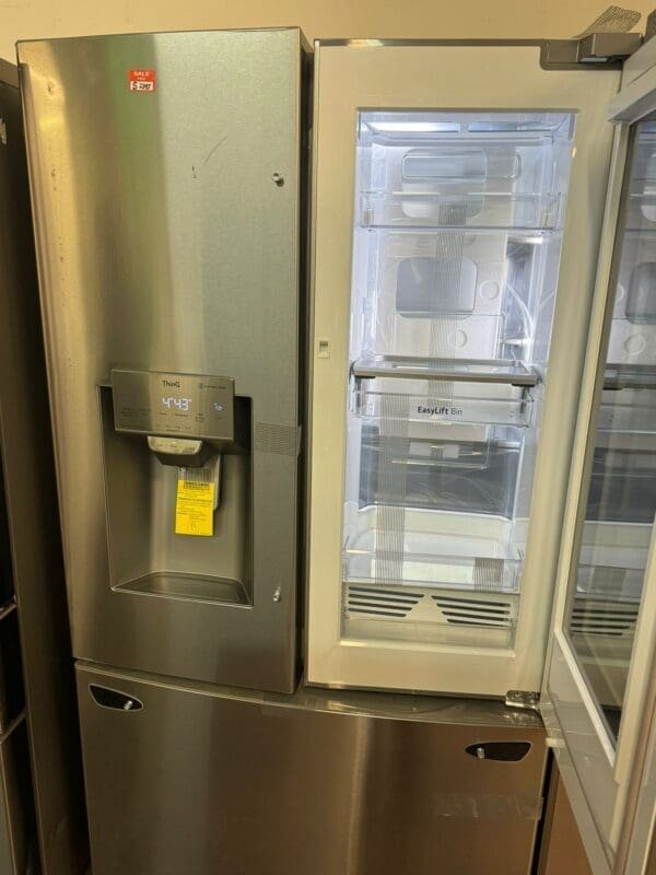 LG New Open Box Instaview 3 Door Frenchdoor Refrigerator - Stainless