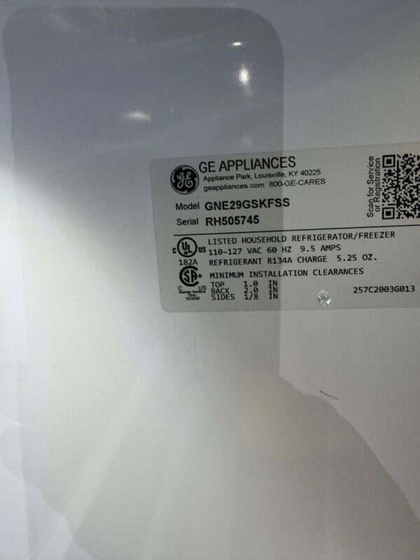 GE 28.7 Cu. Ft. French-Door Refrigerator - Like New - Stainless