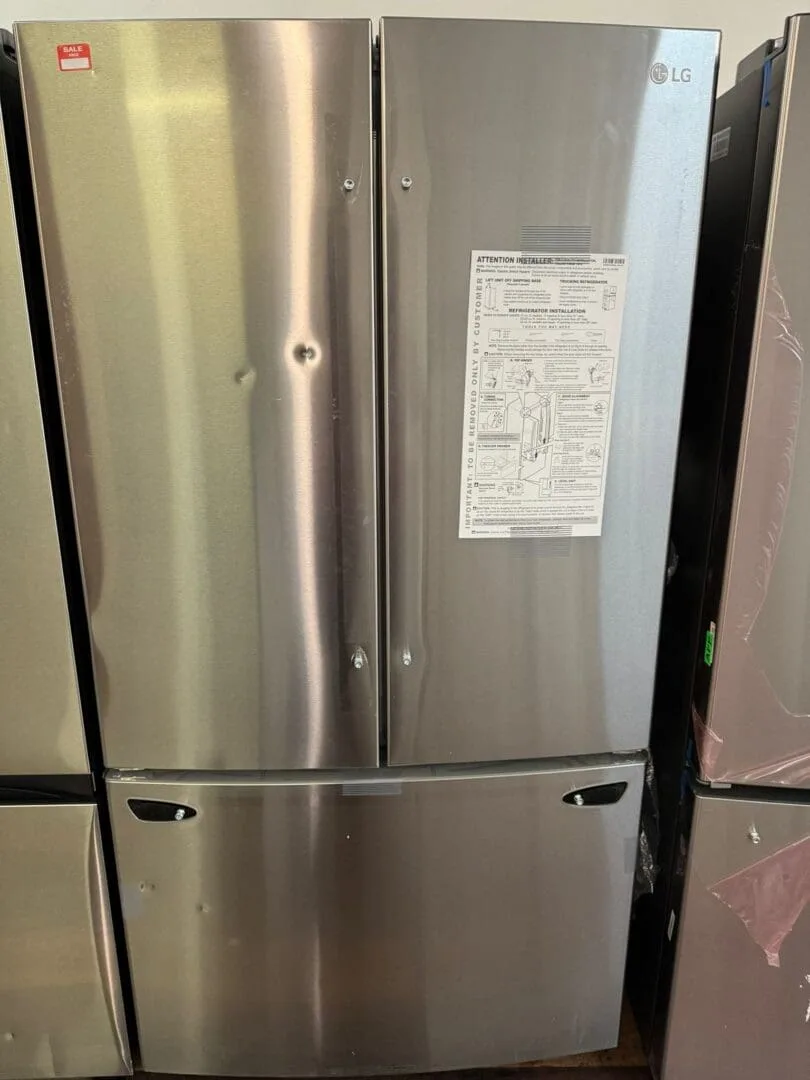 LG - 28.7 Cu. Ft. 3-Door French Door Refrigerator - Stainless Steel