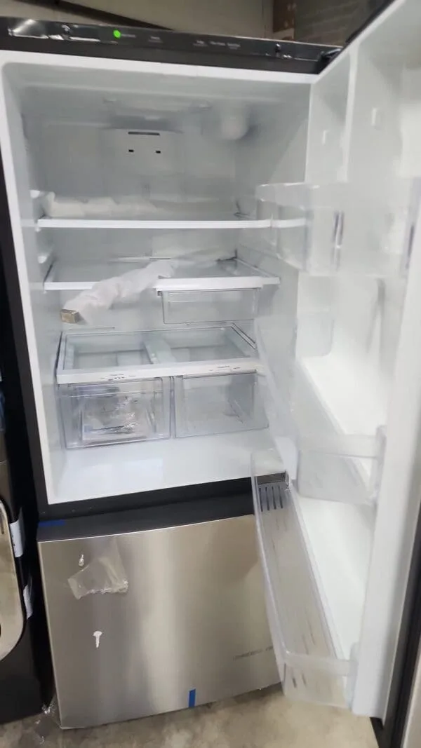GE 30 Inch Bottom Freezer Refrigerator with 21 Cu. Ft. Capacity