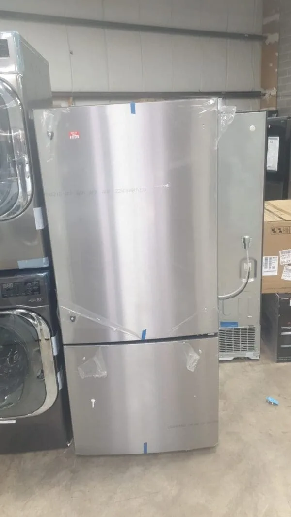 GE 30 Inch Bottom Freezer Refrigerator with 21 Cu. Ft. Capacity