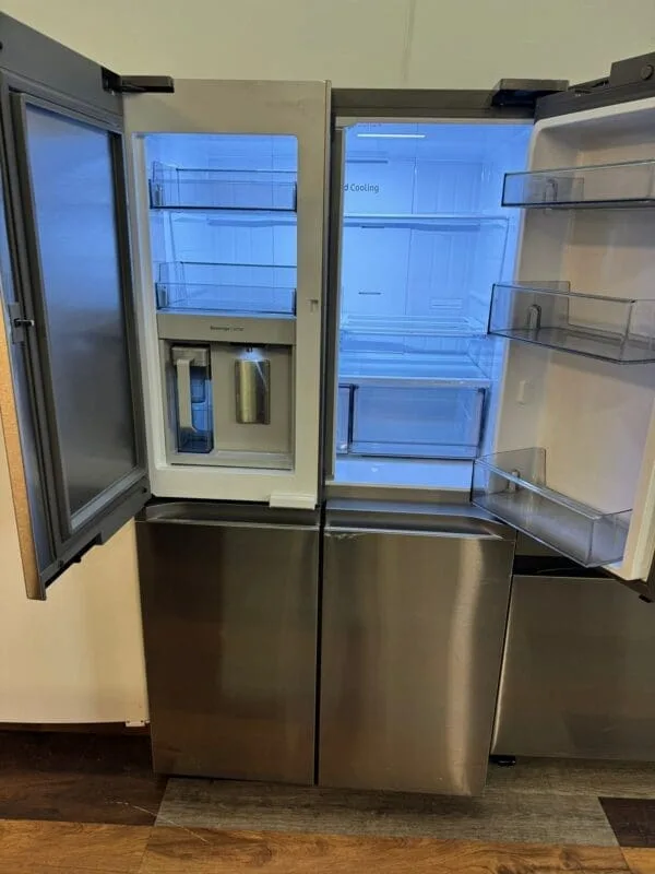 22.8 cu. ft. 4-Door Flex French Door Smart Refrigerator in Stainless Steel, Counter Depth - Scratch and Dent