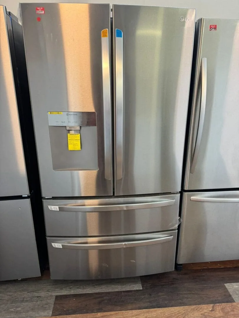 LG 36 Inch with 28.6 Cu. Ft. Capacity 4-Door French Door Refrigerator - Stainless