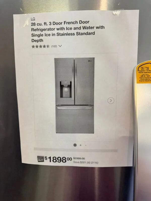 LG New 26 cu. ft. French Door Refrigerator - Stainless