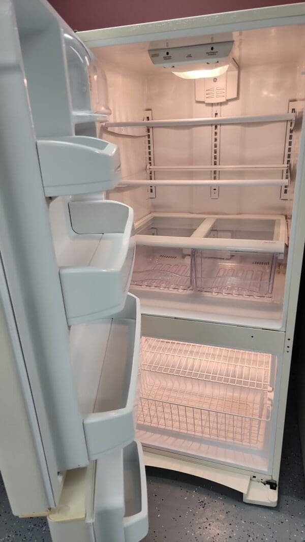 GE Used Bottom Freezer Refrigerator - White