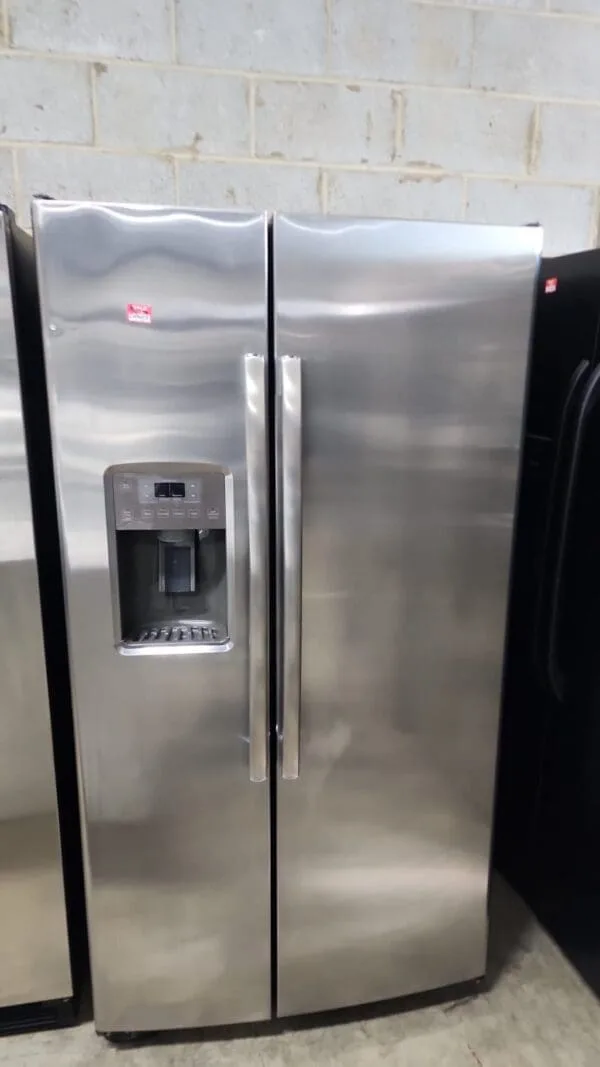 Used 36" Width Side By Side Refrigerator - Stainless