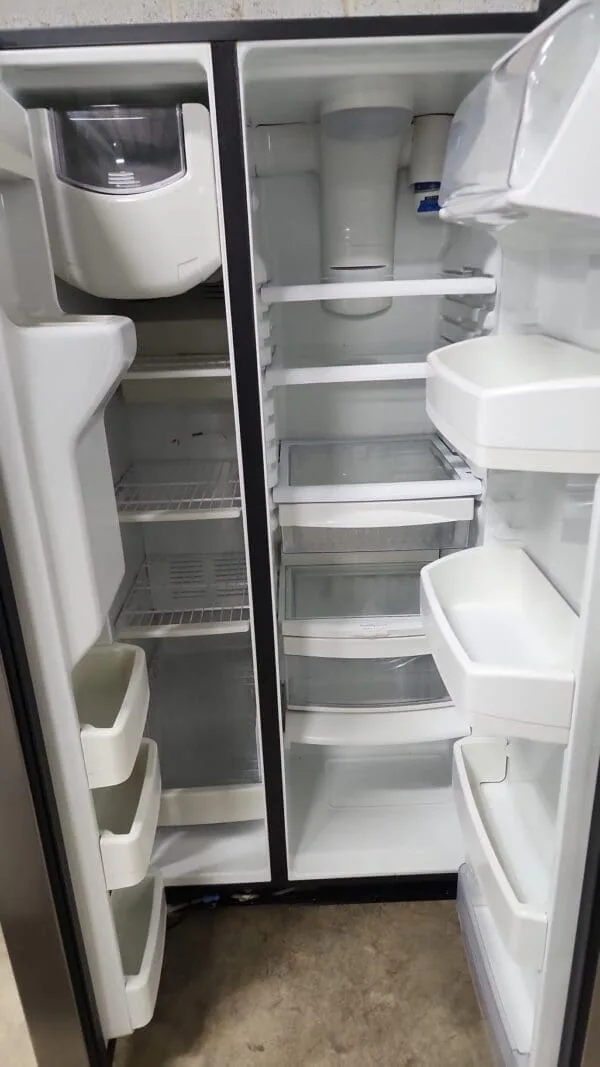 Used 36" Width Side By Side Refrigerator - Stainless