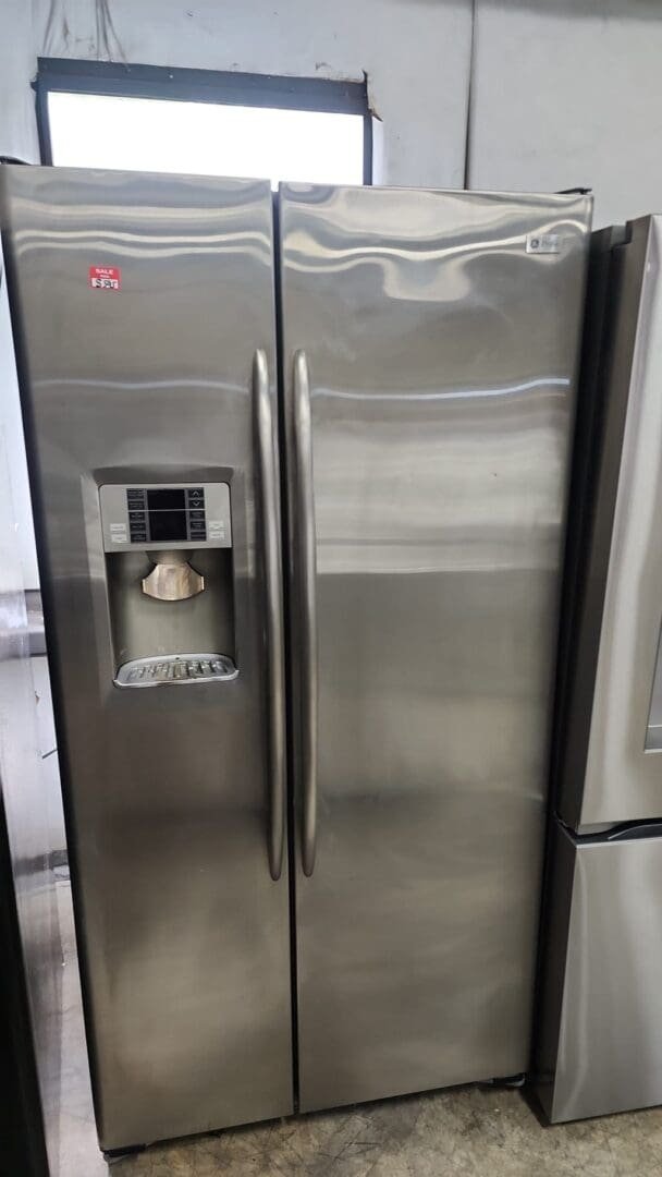 GE Profile Used 36″ Width Side By Side Refrigerator – Stainless