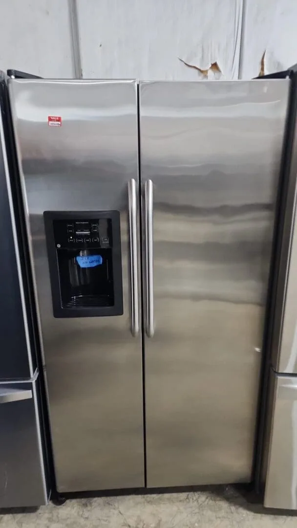 GE Used 2 Side Refrigerator - Stainless