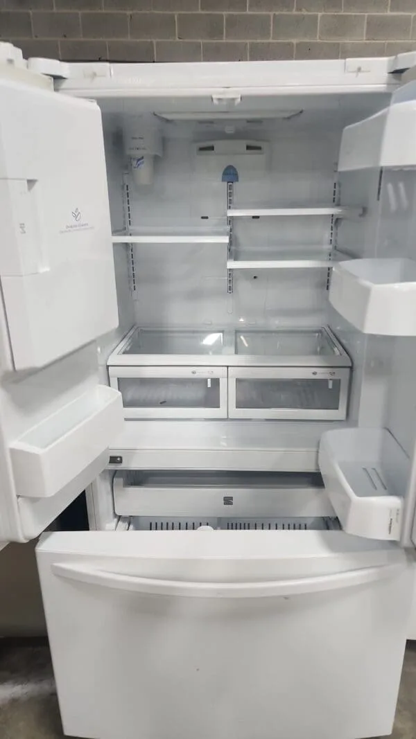 Kenmore Used 36" Width 3 Door Frenchdoor Refrigerator - White - Image 2