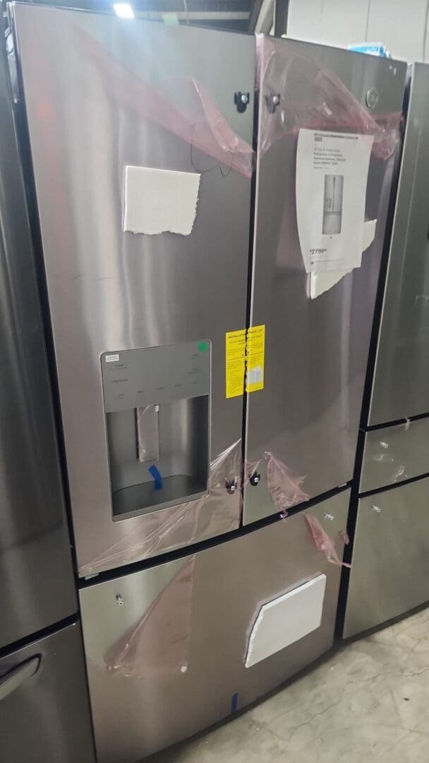 GE New Open Box 33″ Width 3 Door Frenchdoor Refrigerator – Stainless