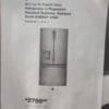 GE New Open Box 33" Width 3 Door Frenchdoor Refrigerator - Stainless