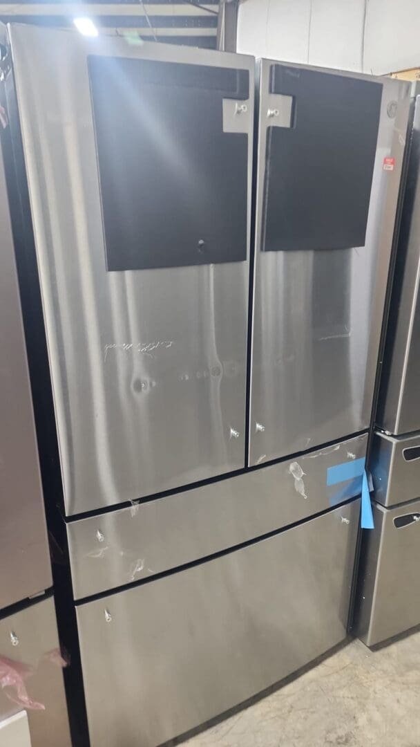 GE New Open Box Dented Model 4 Door Frenchdoor Refrigerator – Stainless