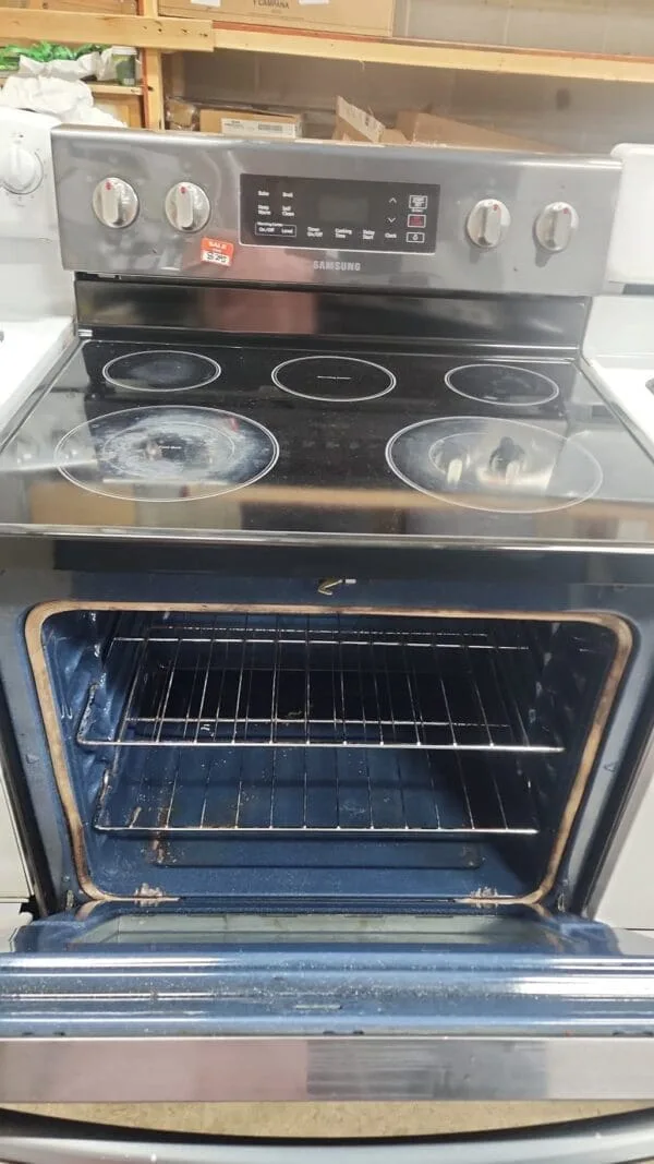 Samsung Used Electric Stove Freestanding - Black