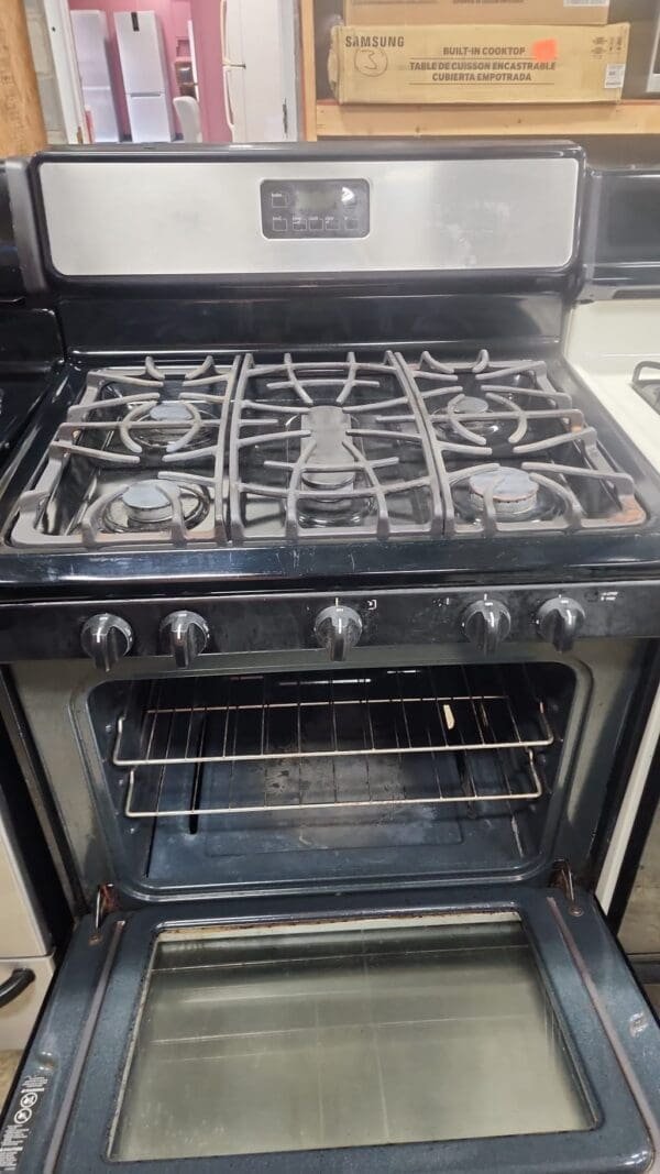 Used Like New Gas Stove Freestanding - Black