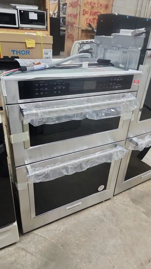 KitchenAid New 30″ Width Microwave and Oven Combo – Stainless