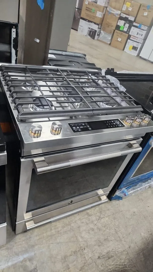 Jennair New Open Box Gas Range Slide In - Stainless