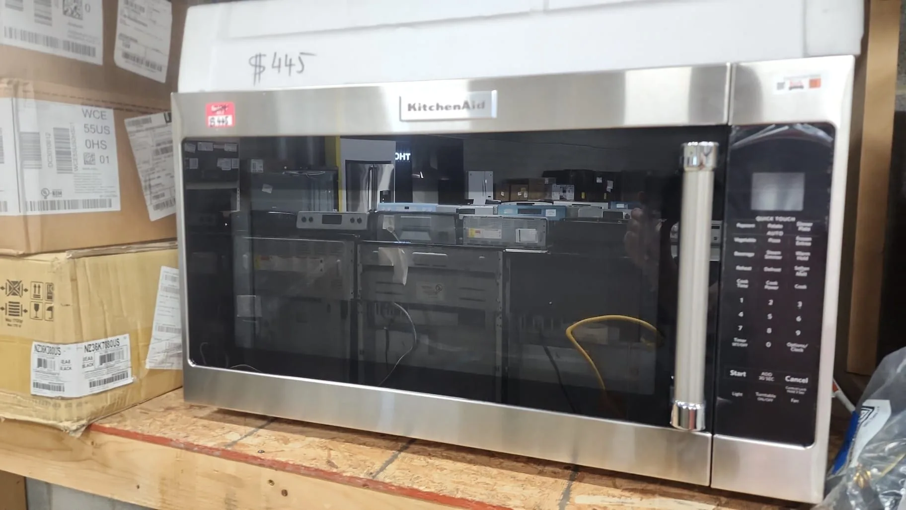 Kitchenaid New Microwave – Stainless