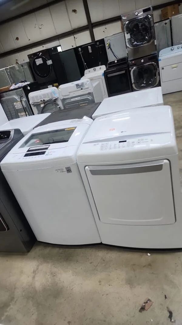 : LG Washer Dryer Set - White