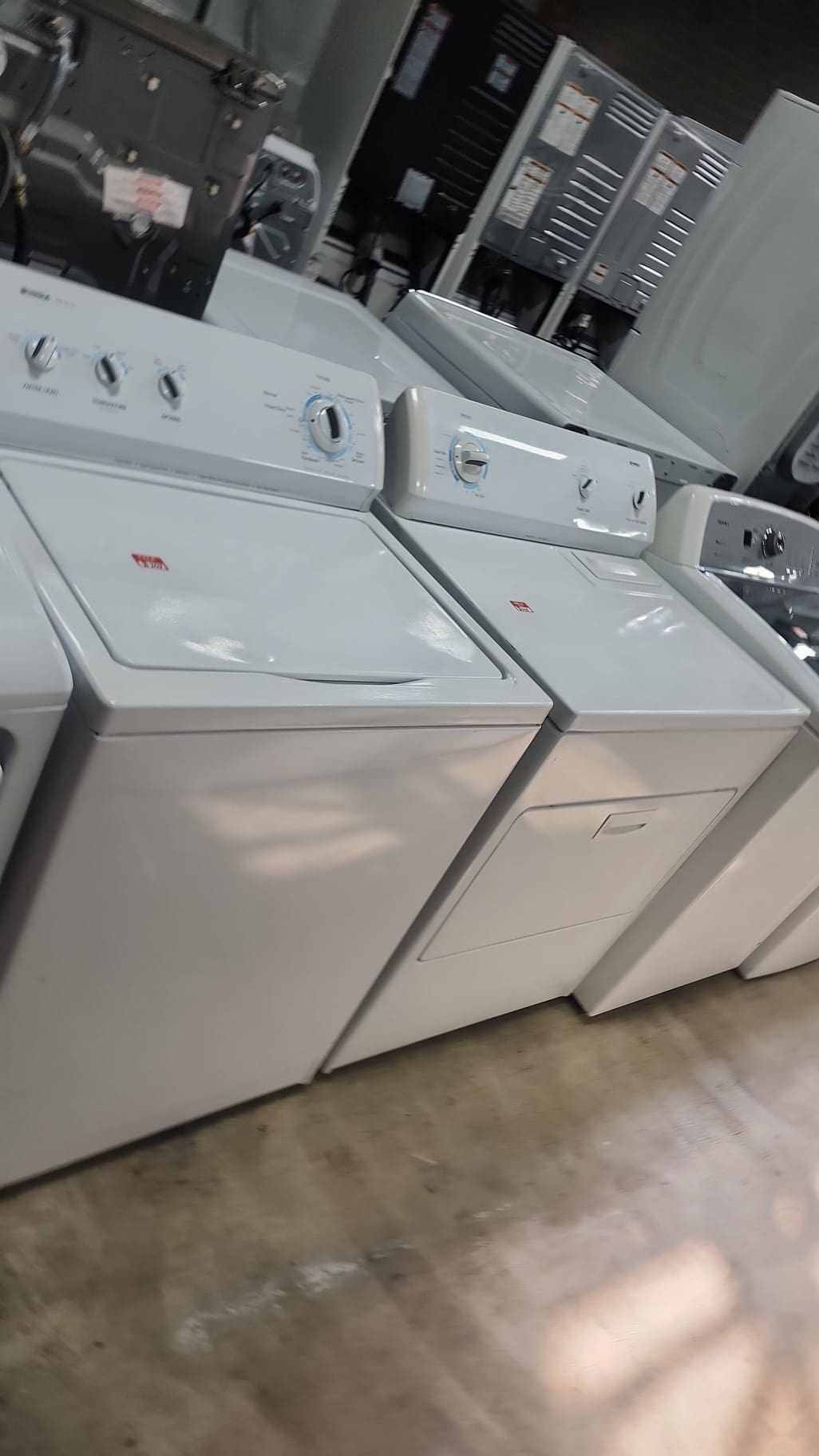 Kenmore Used Washer Dryer Set – White