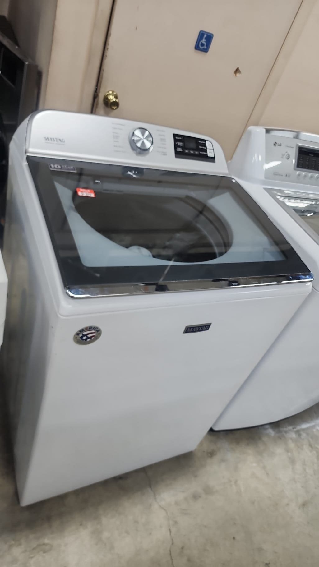 Maytag Used Top Loading Washer – White