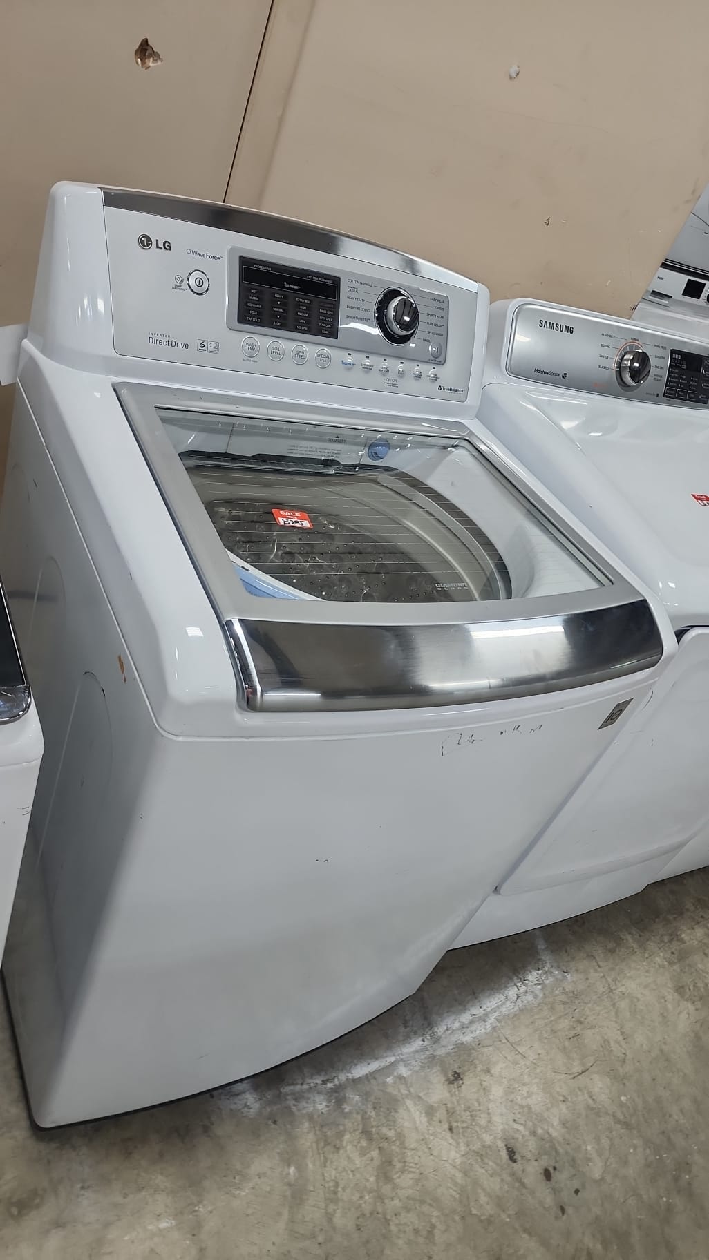 LG Used Top Load Washer – White
