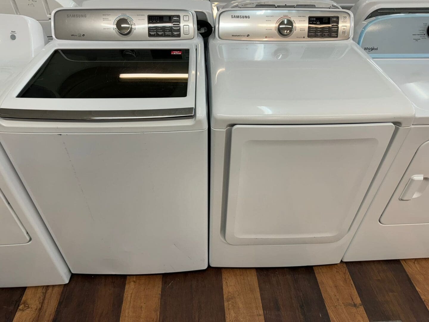 Samsung Used Washer Dryer Set – White