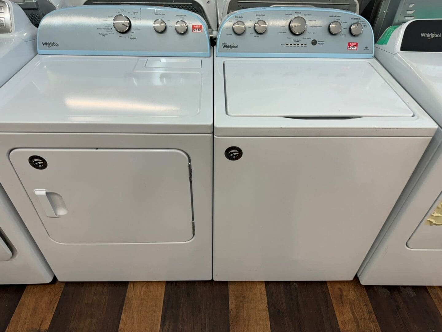 Whirlpool Washer Dryer Set – White