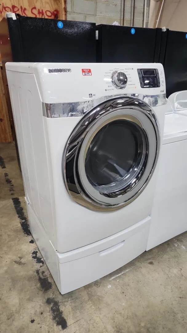 Samsung Used Front Load Dryer – White
