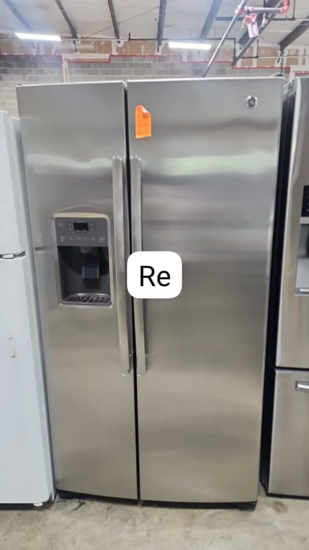 GE Refurbished ( But Nice Condition) 25.9 Cu. Ft. Side-By-Side Refrigerator - Stainless