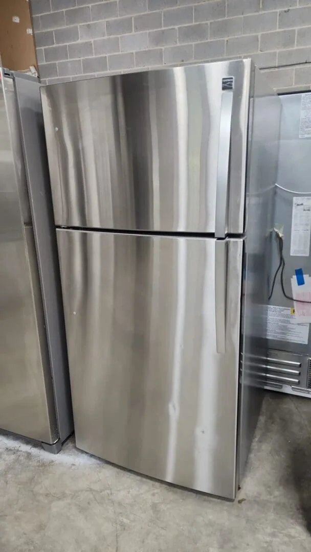 Kenmore 33" Used Top Bottom Refrigerator - Stainless