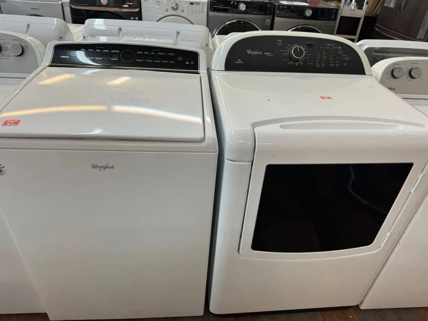Whirlpool Washer Dryer Set ( Used )- White