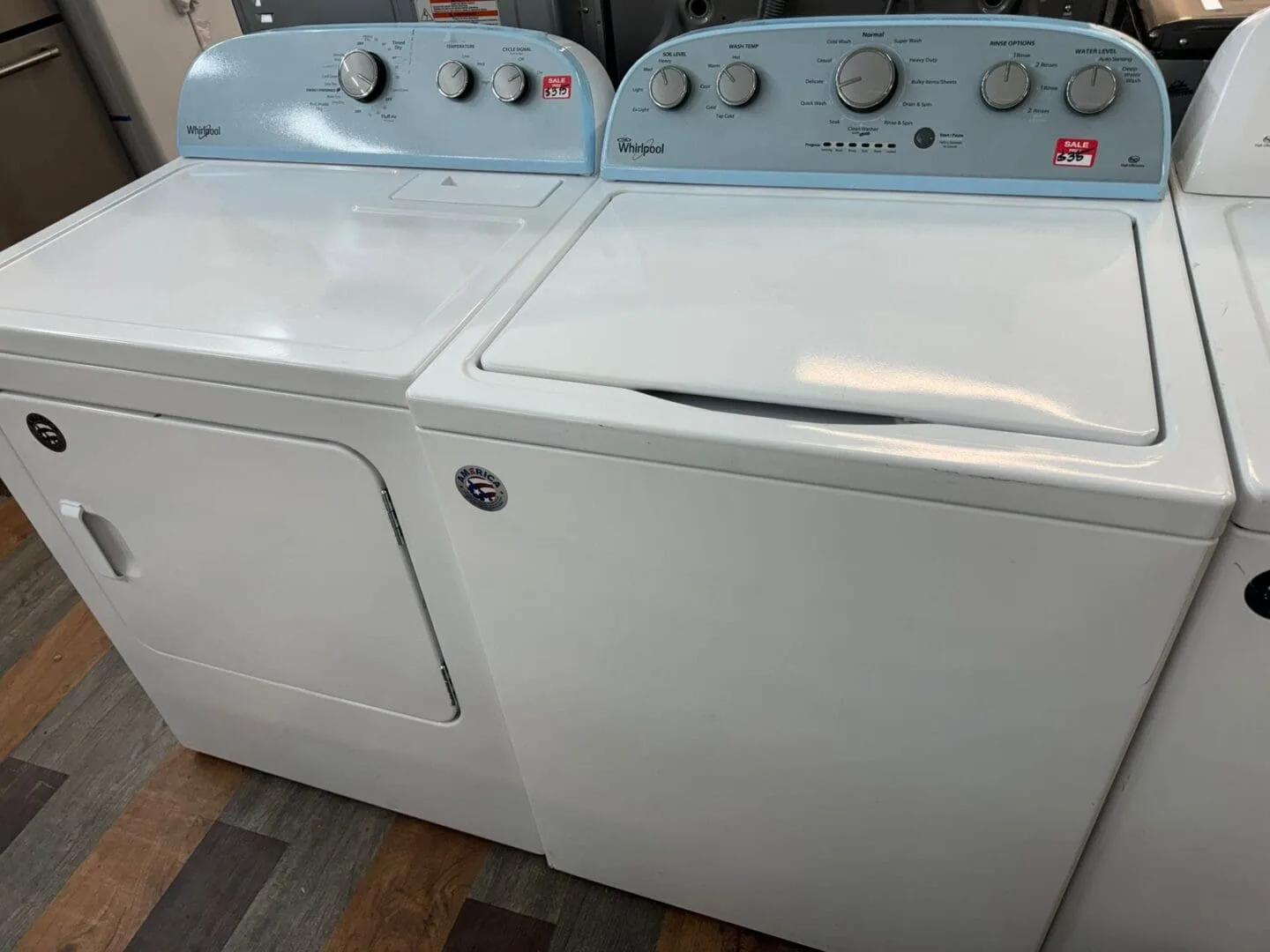 Whirlpool Used Washer Dryer Set - White