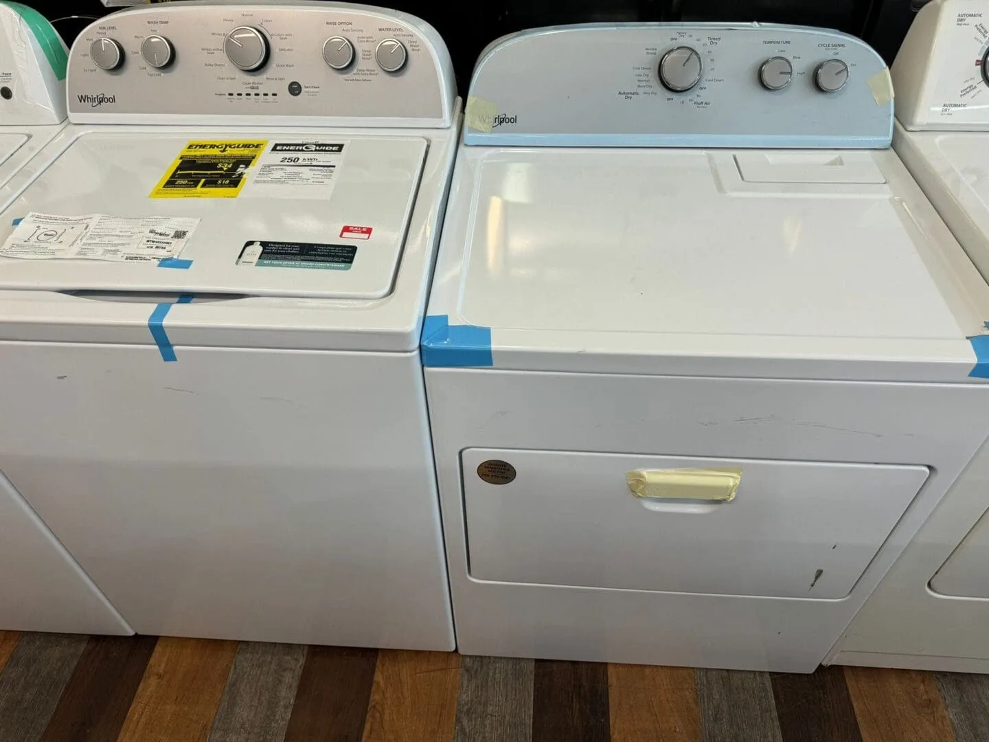 Whirlpool New Washer Dryer Set - White