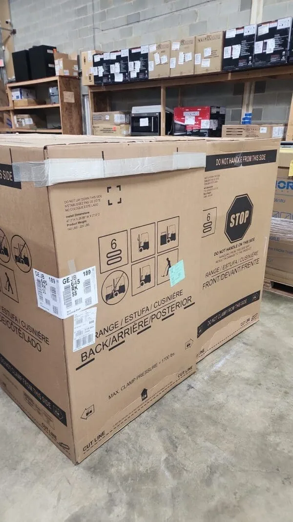 GE New In Box 5.3 Cu.ft Electric Range Freestanding - Stainless Steel