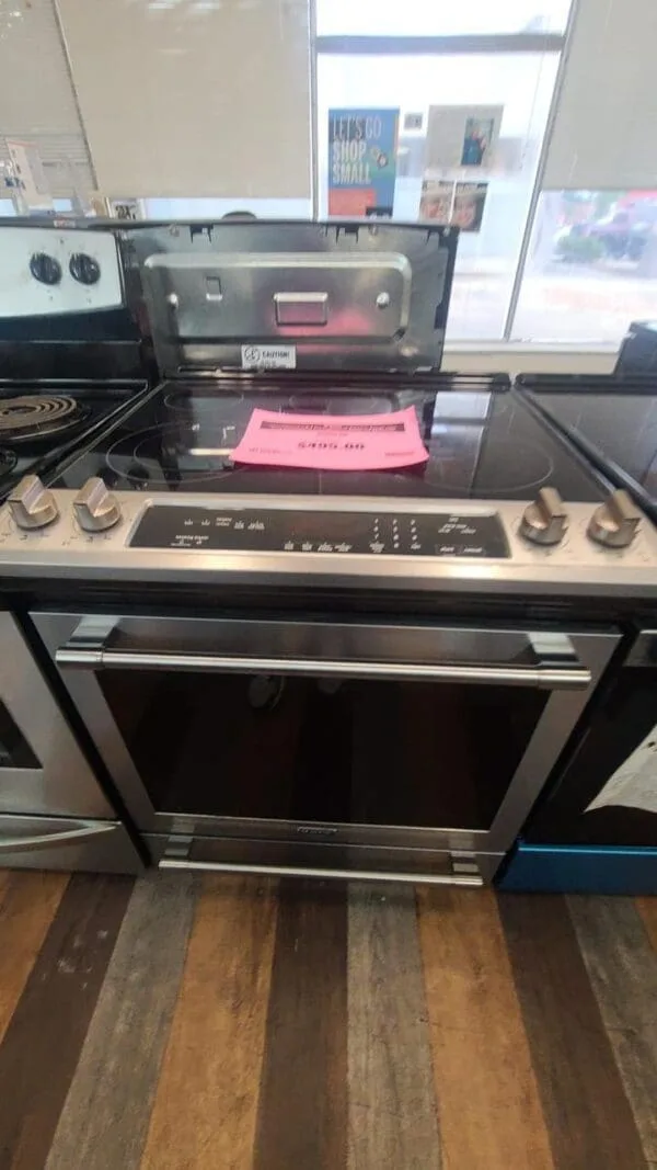 New Electric Range Slide In - Stainless