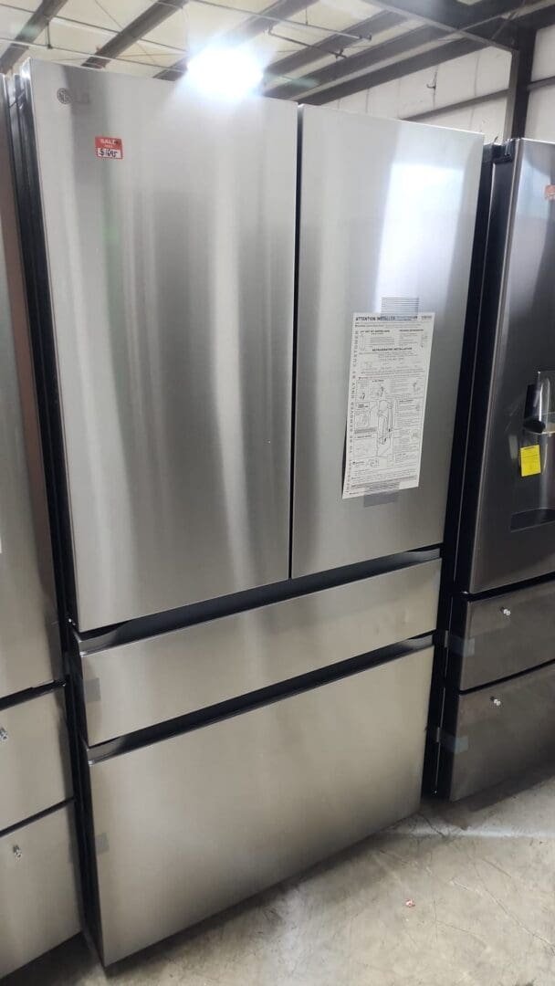 LG -New 30 Cu. Ft. 4-Door French Door Smart Refrigerator – Stainless