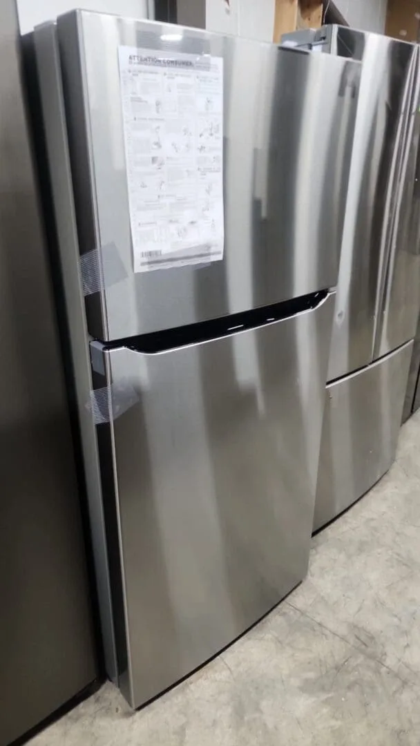 LG New Open Box 30 Inch Top Freezer Refrigerator - Stainless