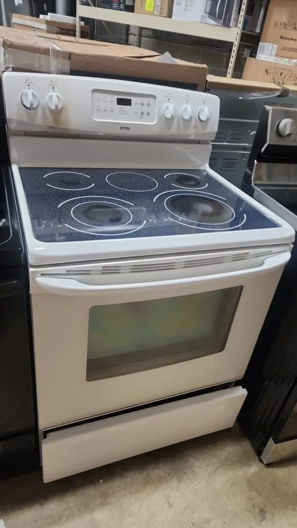 Kenmore Used Electric Stove Freestanding - White